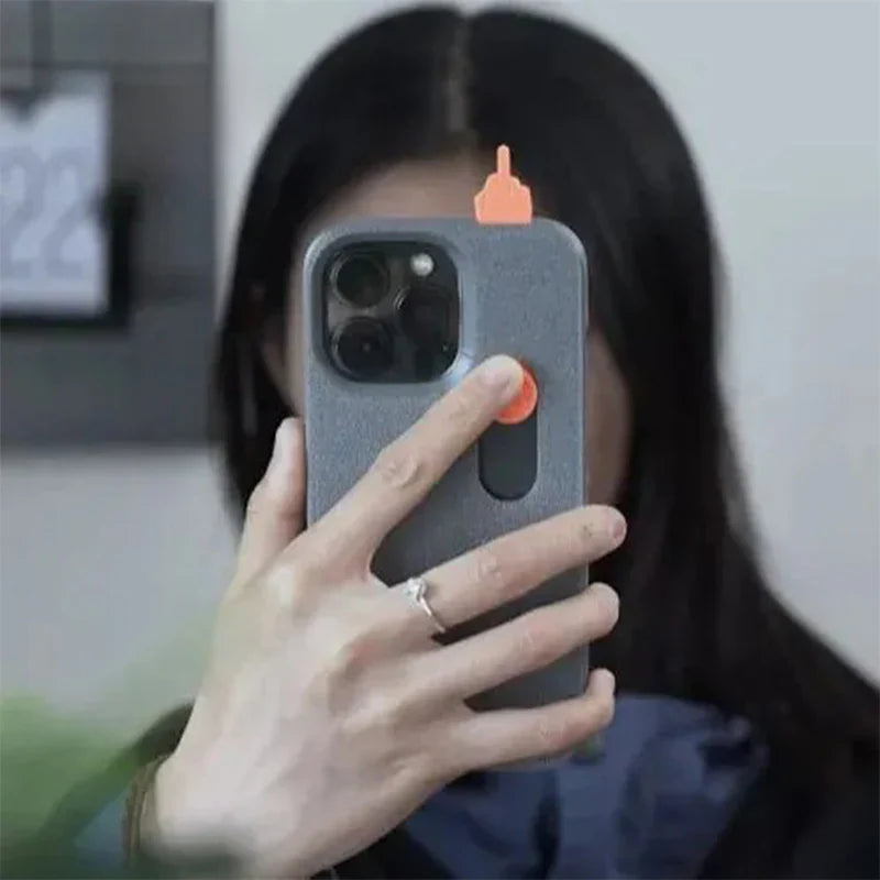 Finger Slide IPhone Flip Case